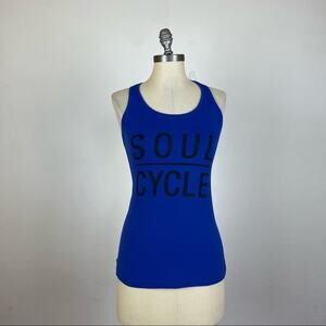 Lululemon x Soulcycle Blue Cool Racerback Tank